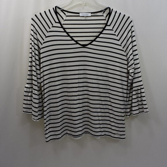 Calvin Klein Tops - CALVIN KLEIN 3/4 BELL  SLEEVES TOP MD